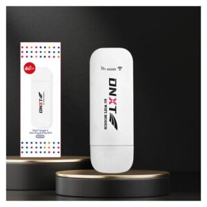 3 in 1 All SIM Cards Modem- WiFi- Hotspot-4G- LTE 150Mbps- WiFi 300Mbps- 12 Devices Supported- White