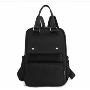 Casual Solid Color Backpack Women's Small Backpack Korean Style Fresh Simple All Matching - Back Girlish Backpack