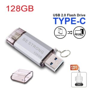 Flash Disk 128G OTG Usb Flash Drive Micro Otg & Type C