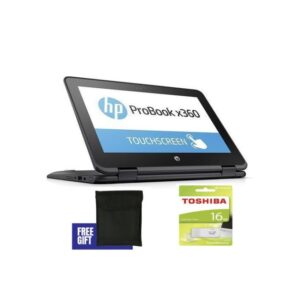Hp Probook G1 Touch Screen X360 Intel 4GB RAM 128GB SSD 11.6 Inch Plus A Pouch & Flash Disk- Grey