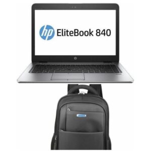 Hp Refurbished 840 Elitebook G2 14 Inch Core i5,8GB Ram, 256GB SS Disk, Windows 10 Pro, Microsoft Office Plus Free bag - Black