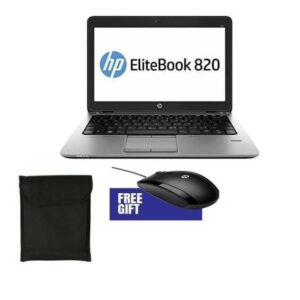 Hp Refurbished Elitebook 820 Core I5 8GB RAM 500GBHDD 12", Black( 6MTHS WRTY )