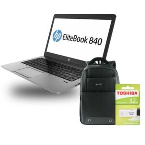 Hp Refurbished Elitebook 840 G2 8GB RAM and 500GB HARD DISK With Free Bag & 32GB Flash Drive