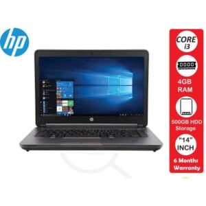Hp Refurbished Probook 640 Core I3 4GB Ram 500GB HDD 14 Screen -Black