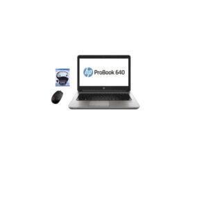 Hp Refurbished ProBook 640 Core I5 8GB Ram 500GB HDD 14 Inch Screen Plus Free mouse &mouse pad -Black