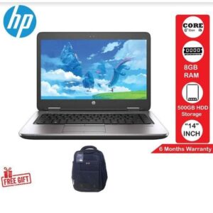 Hp Refurbished ProBook 640 I5 G2 6TH Gen 8GB, 500GB HDD Laptop - Black (6MTHS WRTY) Grade A
