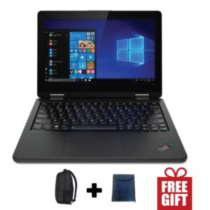 Lenovo Refurbished 11e Mini 11.6" Inch 4GB RAM,128GB SSD, 4hour Plus Free Bag and Pouch-Black (6MTHS WRTY)
