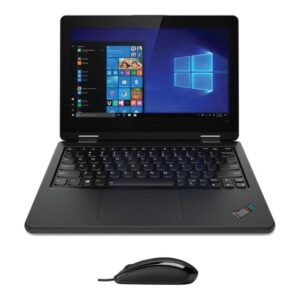 Lenovo Thinkpad 11.6",Intel Celeron 128 GB SSD,4GB Black Plus Free Mouse, Refurbished. (4MTHS WRTY)