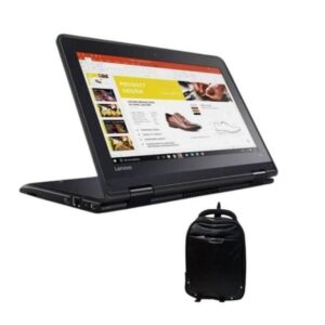 Lenovo Thinkpad 11e Yoga Touchscreen 11.6",Intel Celeron 500 GB HDD,4GB Plus Free Bag- Black, Refurbished