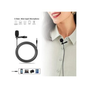 Portable 3.5mm Lavalier Microphone For Mobile And Laptop Use
