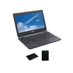 RENEWED Refurbished Acer 4GB RAM 128GB SSD,12" Plus External Hard Disk,Pouche 5Hrs- - Black (6MTHS WRTY)