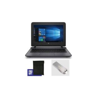 RENEWED Refurbished Hp Probook 11 G2, 11'6 Core I3, 4gb Ram 500GB HDD With Free Pouche & 16gb Flash Disk - Black/Grey