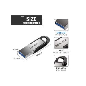 Sandisk USB 3.0 Flash Drive 32GB Memory Stick - Black