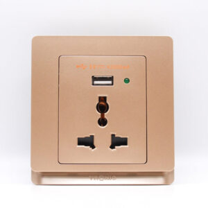Single Socket with USB