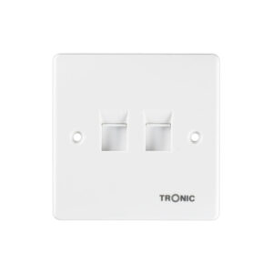Telephone Socket White RJ11 6 Line