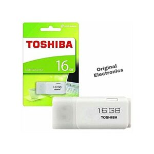 Toshiba USB 16GB flash disk drive, TransMemory High Speed Pen Drive -White