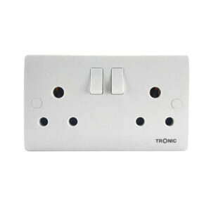 Twin Switch Socket 15A