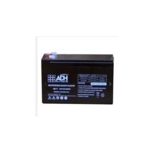 ADH 7AH, 12V/20HR Solar, Fast Charging Sealed Rechargeable Deep Cycle Battery - Black