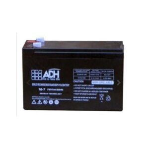 ADH 7Amps , 12V/20HOUR, Rechargeable Sealed, Black-1Ur Warranty