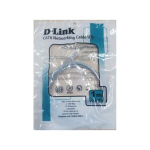 D-Link Patch Cord cat 6,1m Networking Cable UTP Grey Color