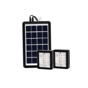 EASY POWER Mini Solar Lighting System With 2 Lights - Multicolor