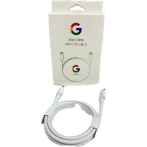 Google Pixel 30W USB C Cable White