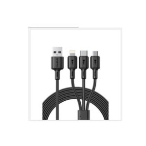 Oraimo Super Fast Charging Duraline 3 In 1 3A USB Cable Black