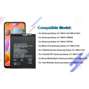 Replacement Batteries HQ-70N/HQ-70T Upgraded for Samsung Galaxy A11